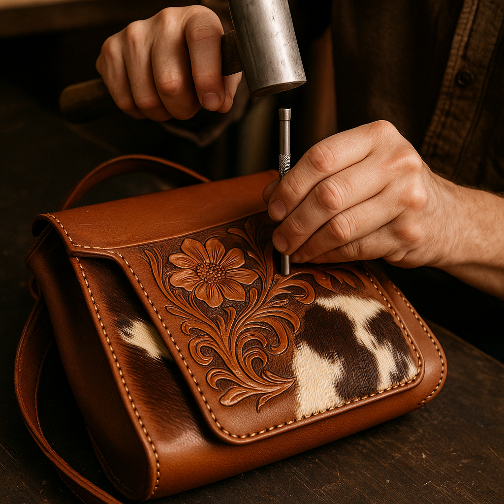 Hand-Tooled Leather: The Art Behind Every BuckleBird Bag