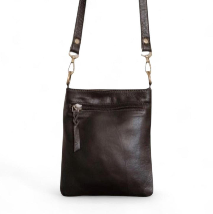 BB Bloomer Crossbody | Cowhide & Hand-Tooled Leather Bag