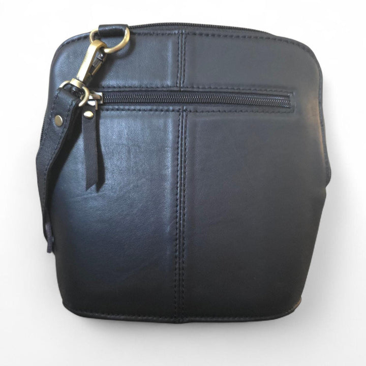 BB Midnight Bloom Crossbody | Quilted & Hand-Tooled Leather Bag