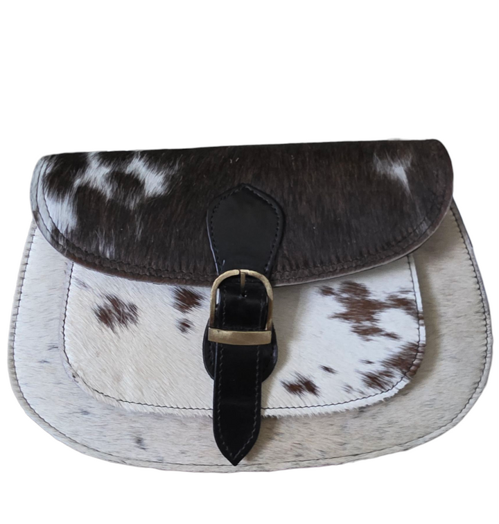 The Trail Buckle Bag - Cowhide and Leather Crossbody