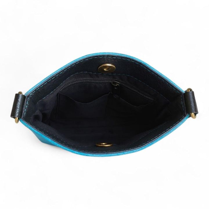 BB Bloomer Crossbody | Cowhide & Hand-Tooled Leather Bag