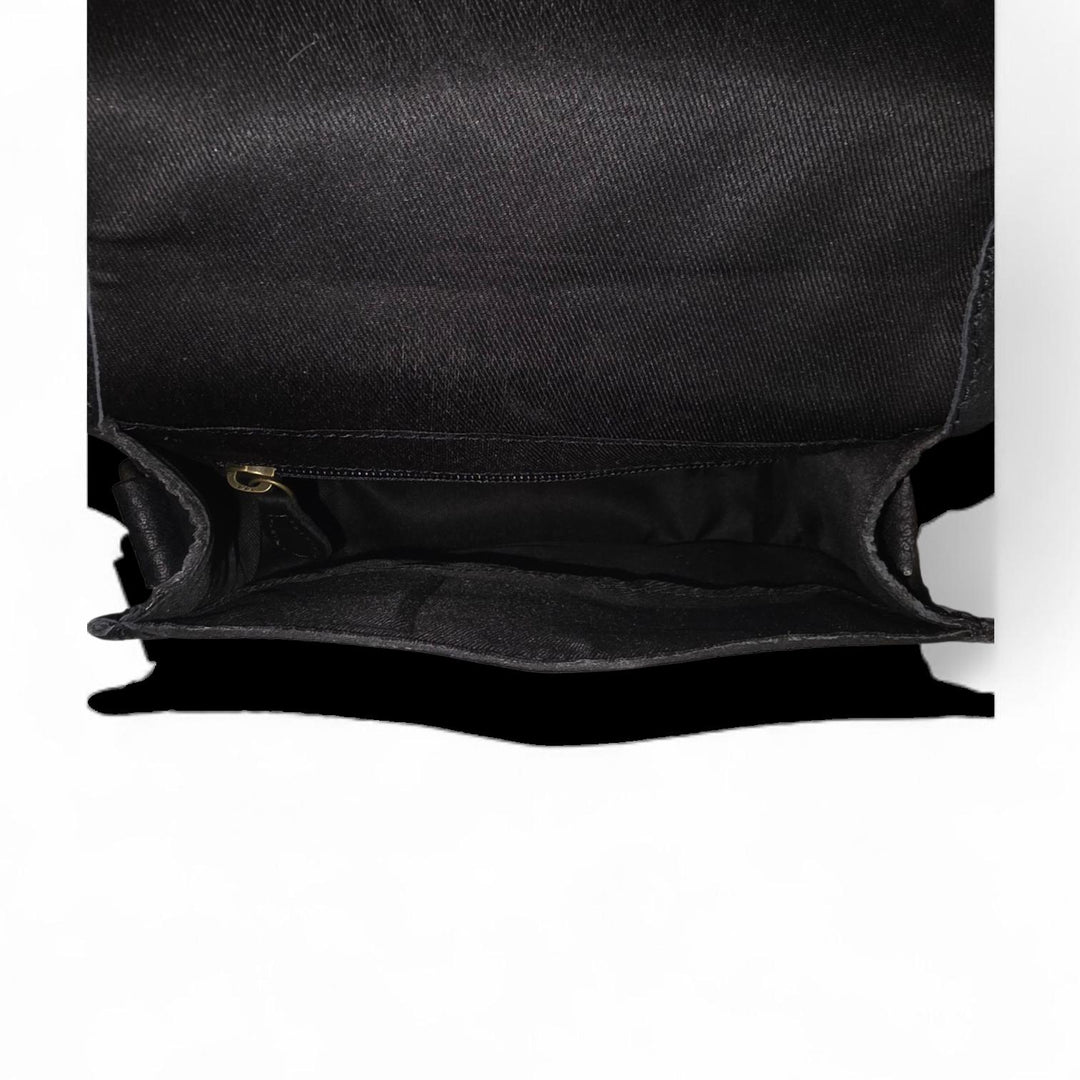 BB Saddled Buckle Crossbody | Hand-Tooled Leather & Cowhide Bag