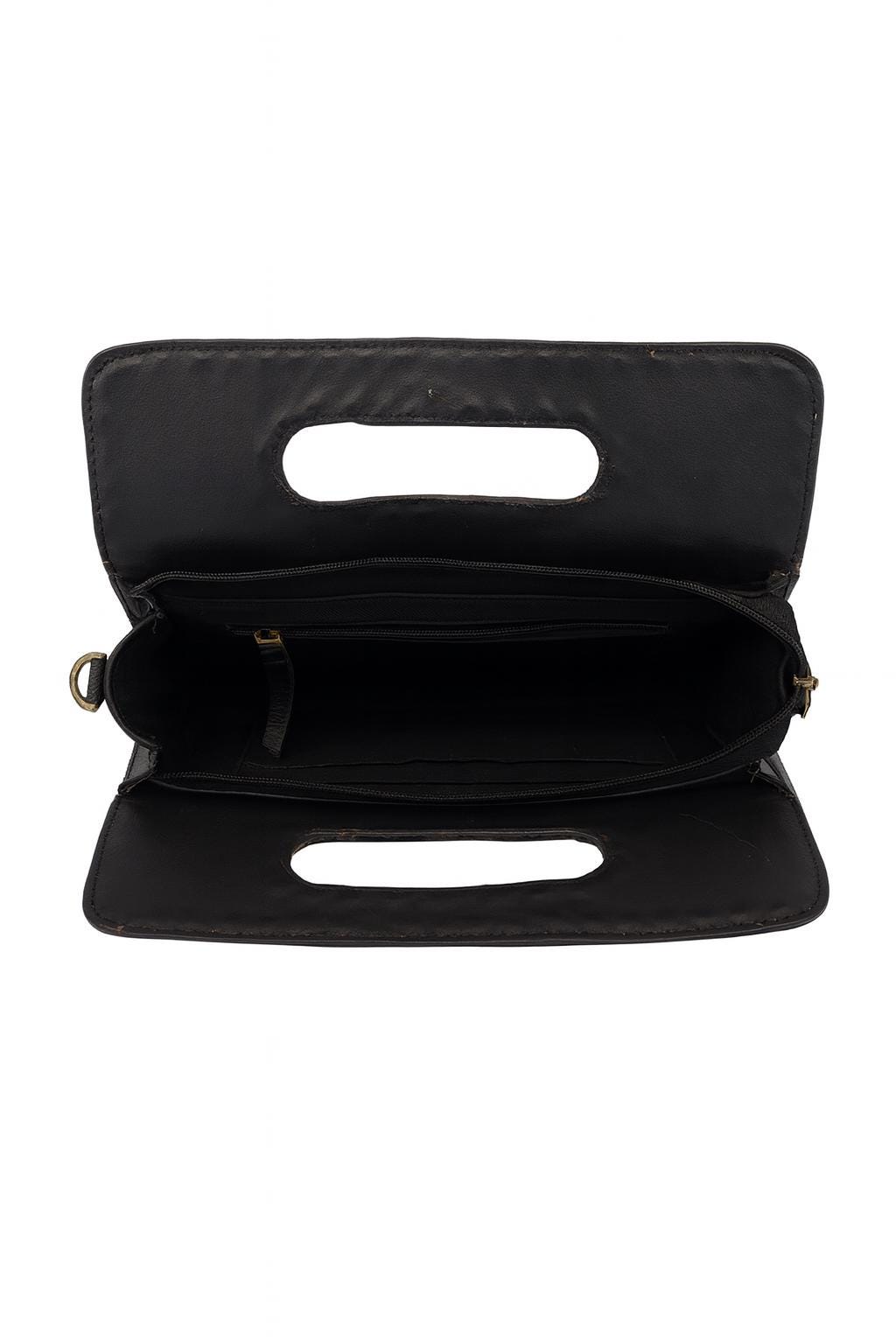 BB Quilted Bloom Crossbody Clutch | Hand-Tooled Leather Crossbody & Clutch