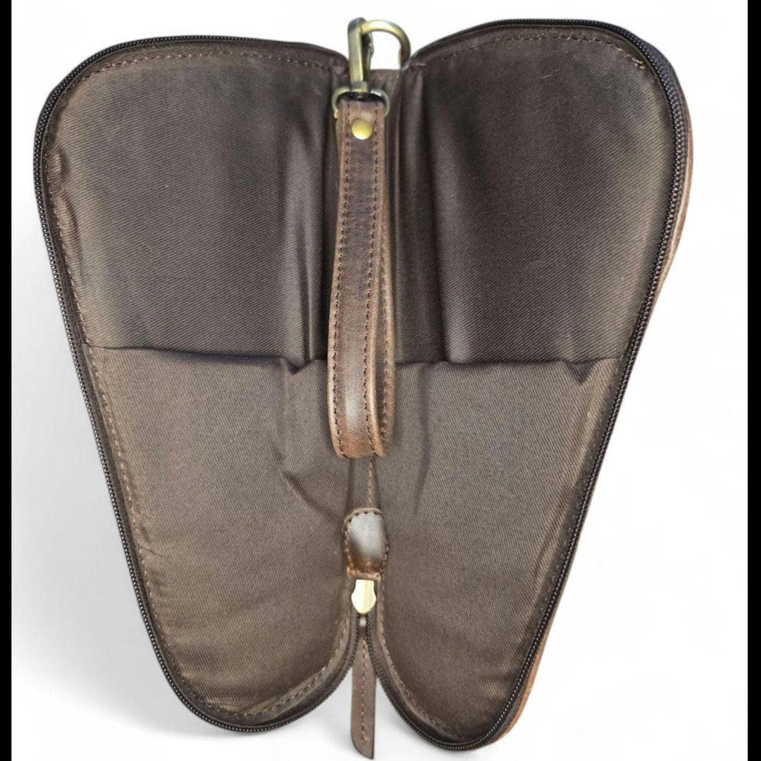 BB Wild Range Carry | Cowhide & Hand-Tooled Leather Travel Case