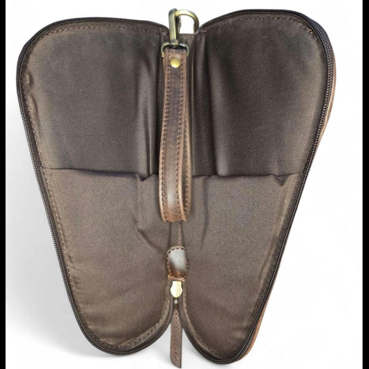 BB Wild Range Carry | Cowhide & Hand-Tooled Leather Travel Case