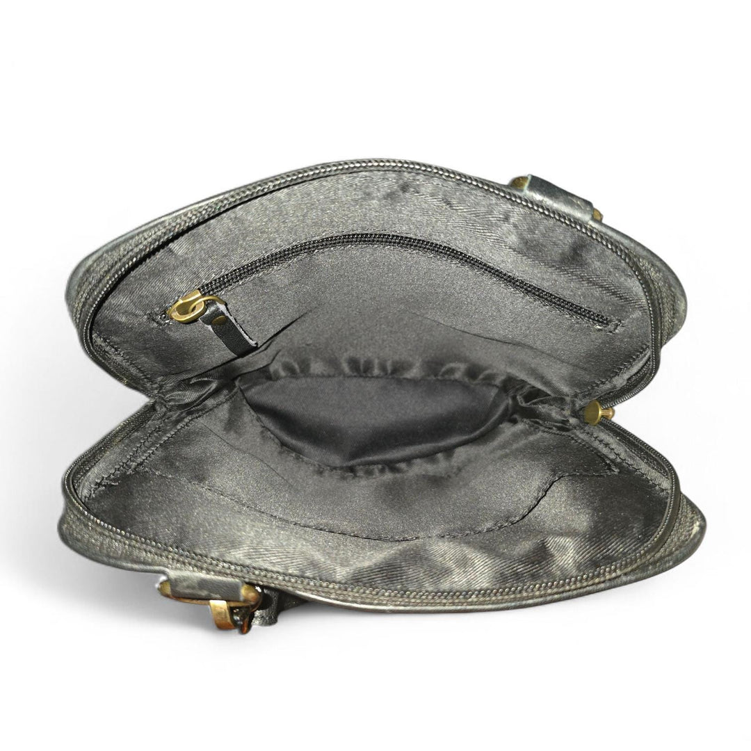 BB Midnight Bloom Crossbody | Quilted & Hand-Tooled Leather Bag