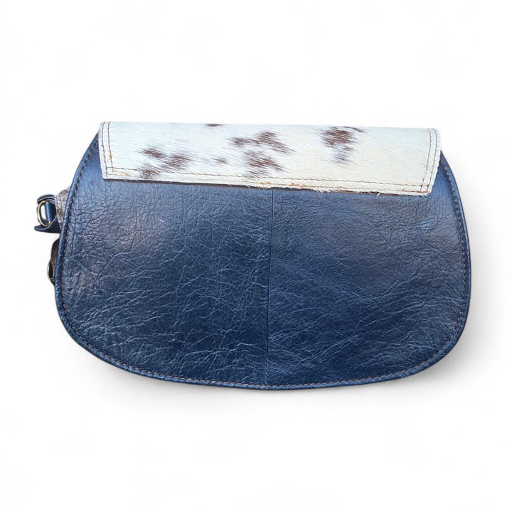 BB Saddle Run Crossbody | Hair-On Cowhide Leather Bag