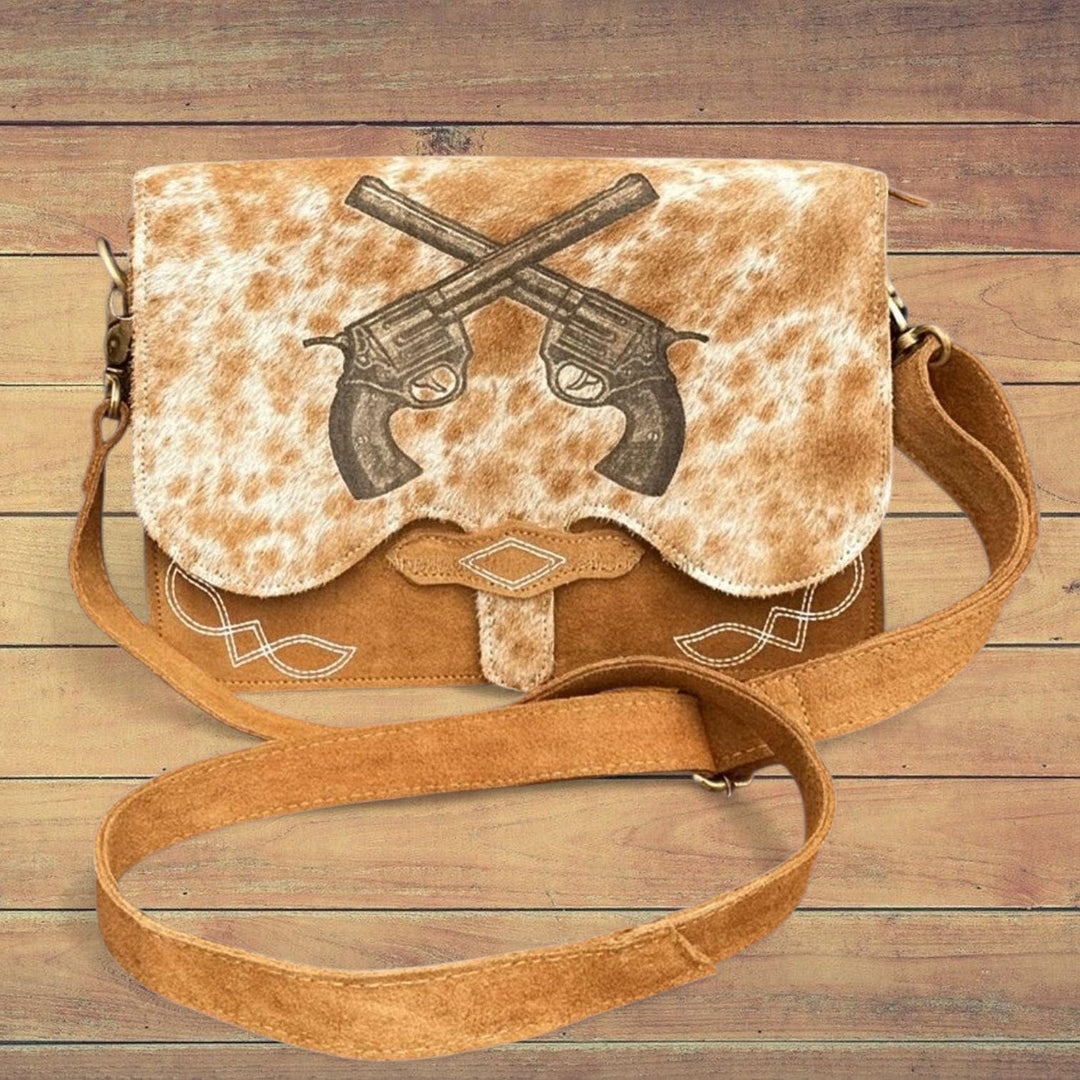 BB Slinger Crossbody | Cowhide Leather Western Bag