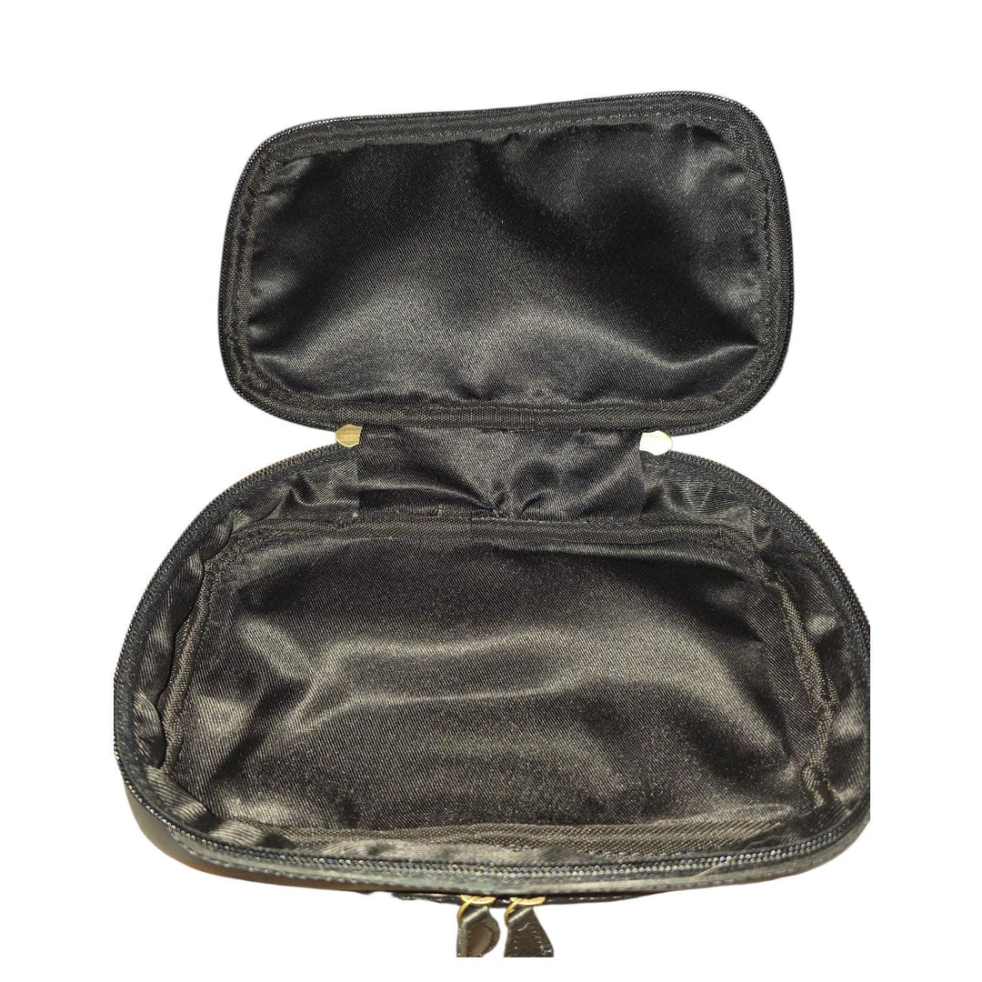 BB Frontier Bloom Case | Hand-Tooled Cowhide Leather Makeup & Travel Bag