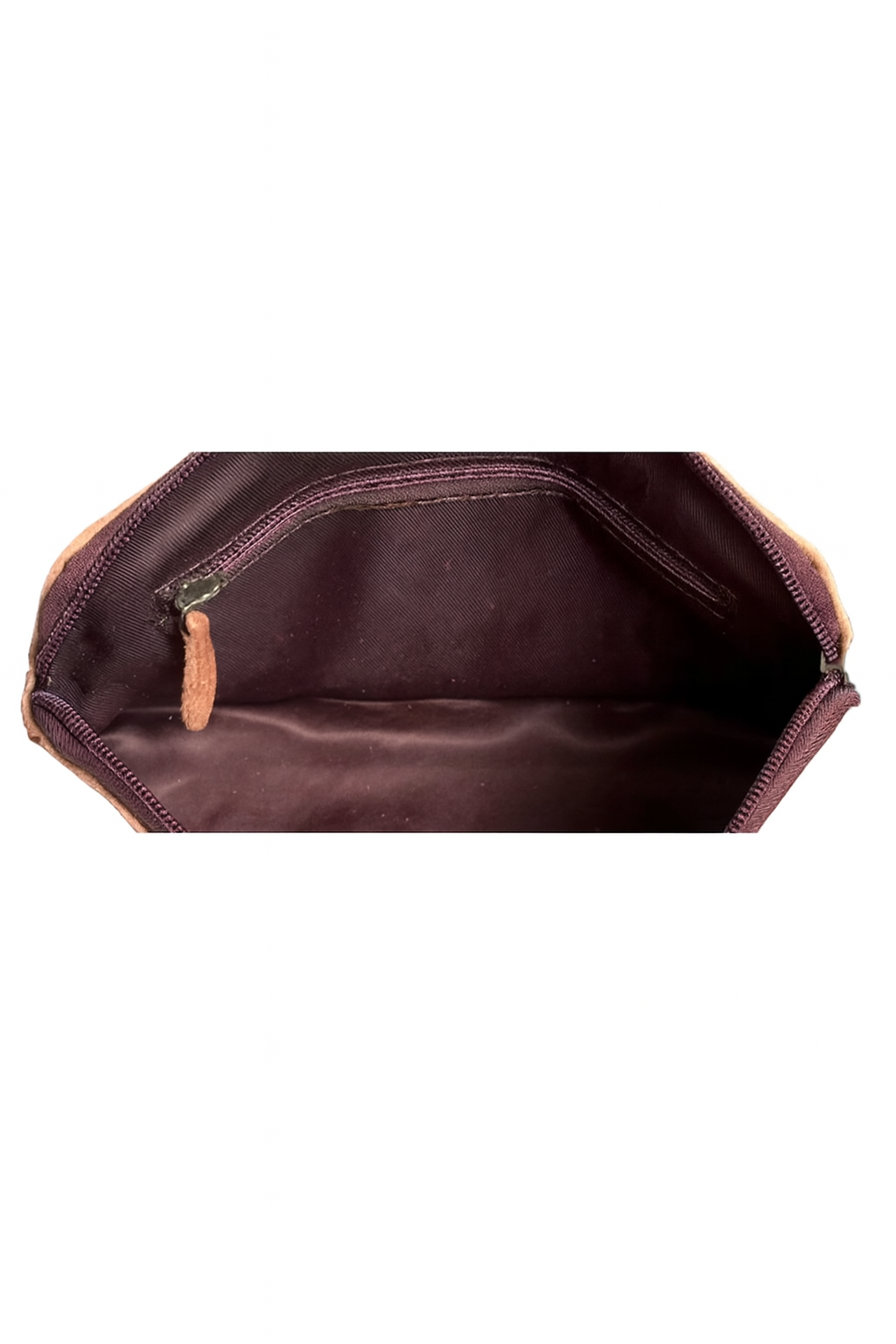 The Horizon Stitch Suede Crossbody - Suede Leather