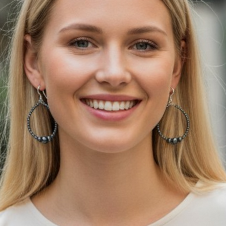 The Silver Mesa Hoop Earrings