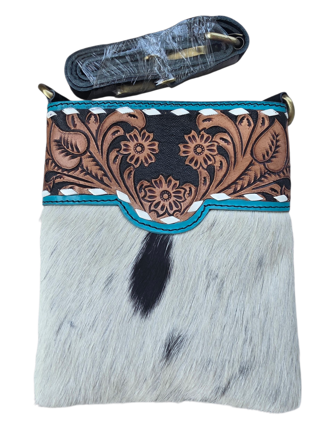 The Western Bloom Cowhide Crossbody