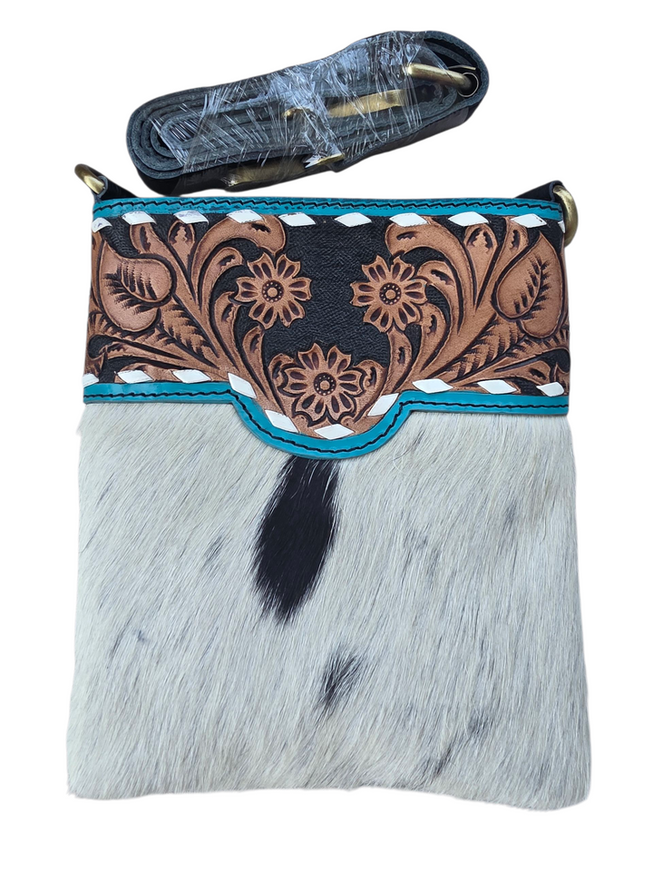 The Western Bloom Cowhide Crossbody