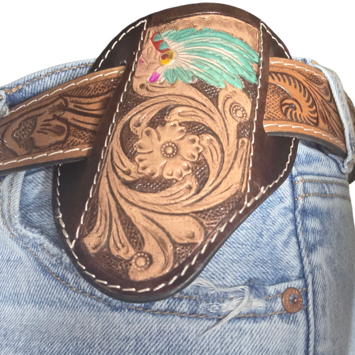 Tooled Leather Knife Sheaths – Western Floral Collection