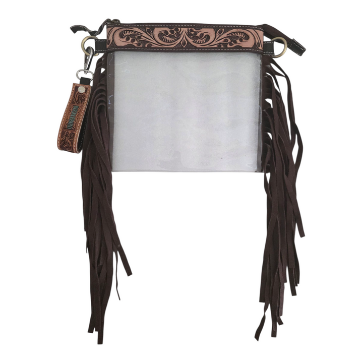 Jolene Bag - Tooled Black & Brown Floral