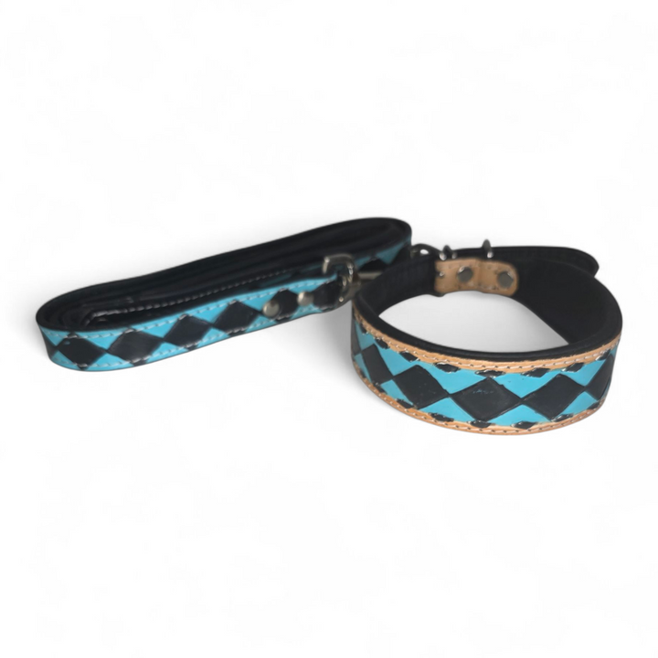 The Diamond Dog Collar + Leash