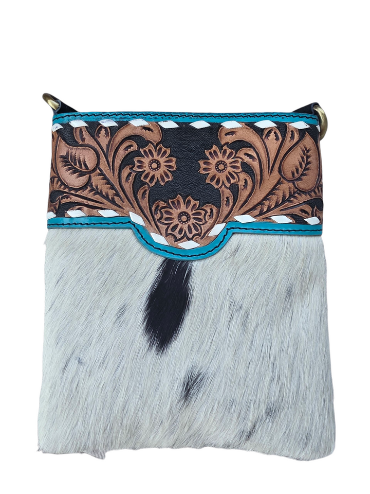 The Western Bloom Cowhide Crossbody