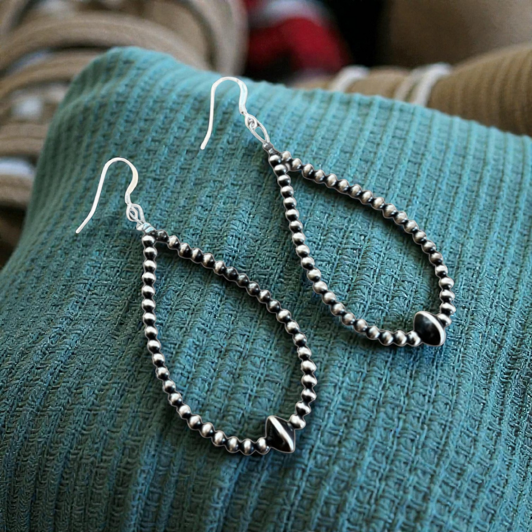 The Silver Mesa Teardrop Earrings
