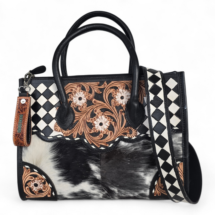 The Raven Leather Handbag Set
