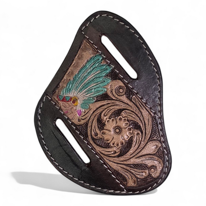 Tooled Leather Knife Sheaths – Western Floral Collection