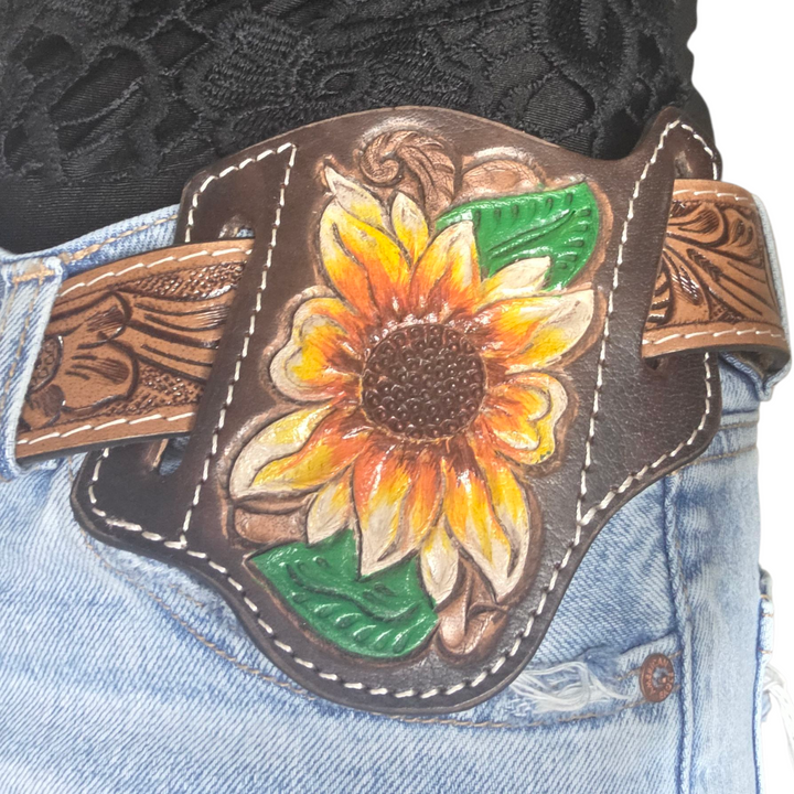 Tooled Leather Knife Sheaths – Western Floral Collection