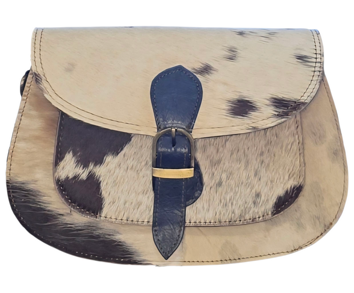 The Trail Buckle Bag - Cowhide and Leather Crossbody