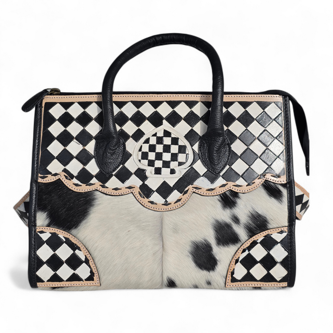 The Raven Leather Handbag Set