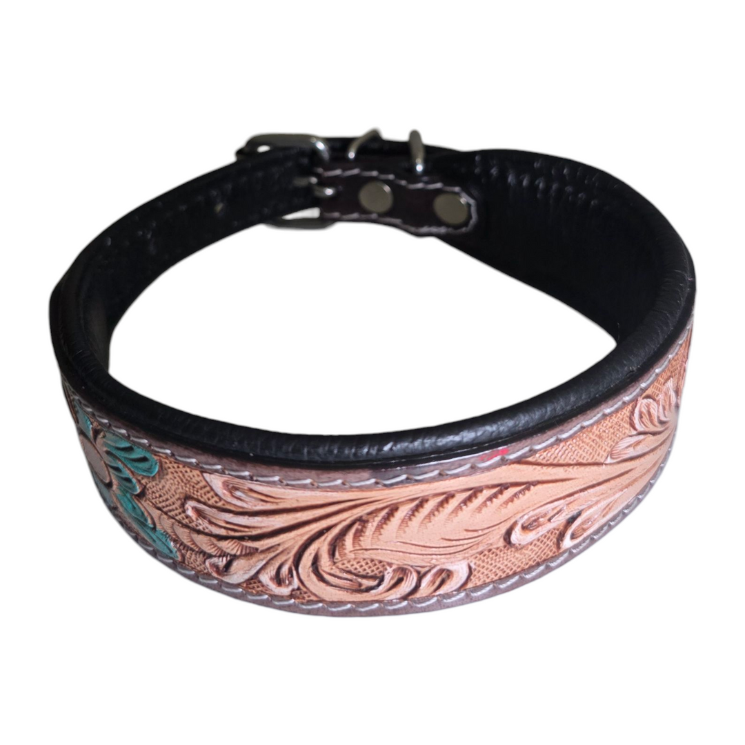 The Painted Mesa Dog Collar + Leash