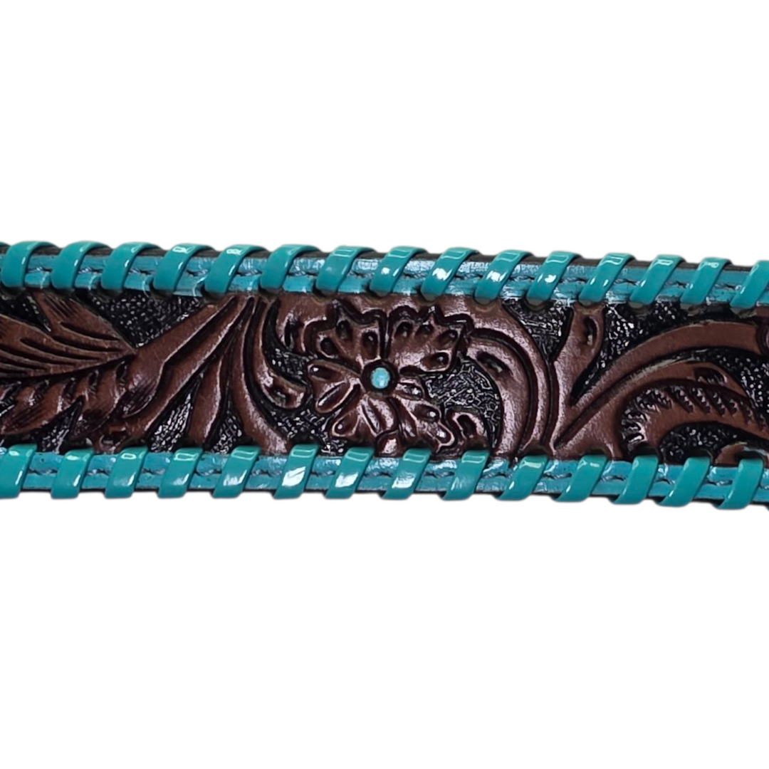 The Nomad Camera Strap | Hand-Tooled Western Leather Shoulder Strap