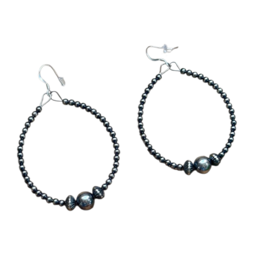 The Silver Mesa Hoop Earrings
