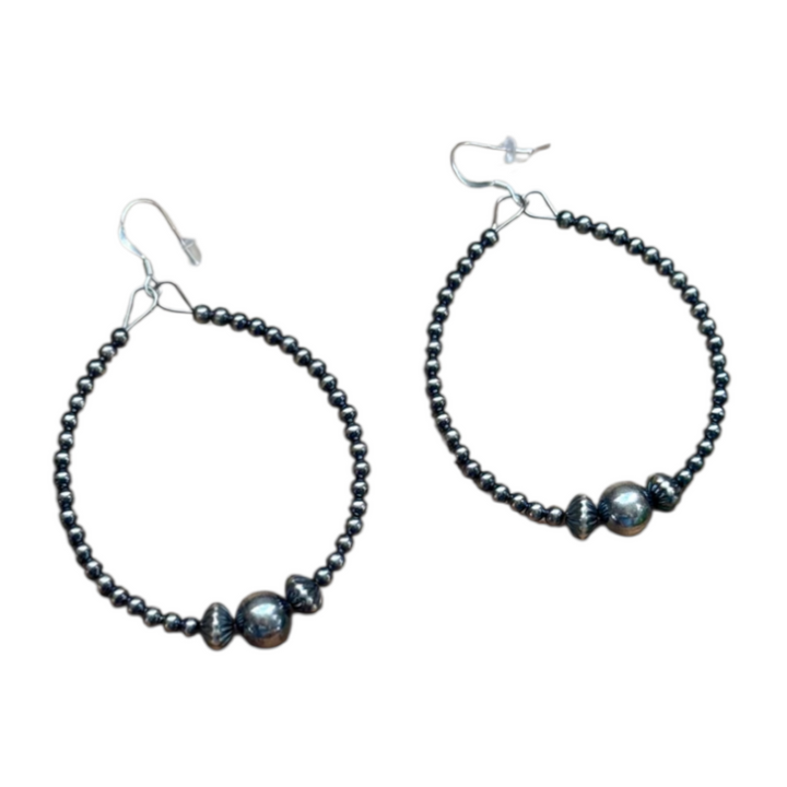 The Silver Mesa Hoop Earrings