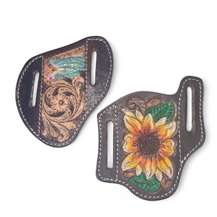 Tooled Leather Knife Sheaths – Western Floral Collection
