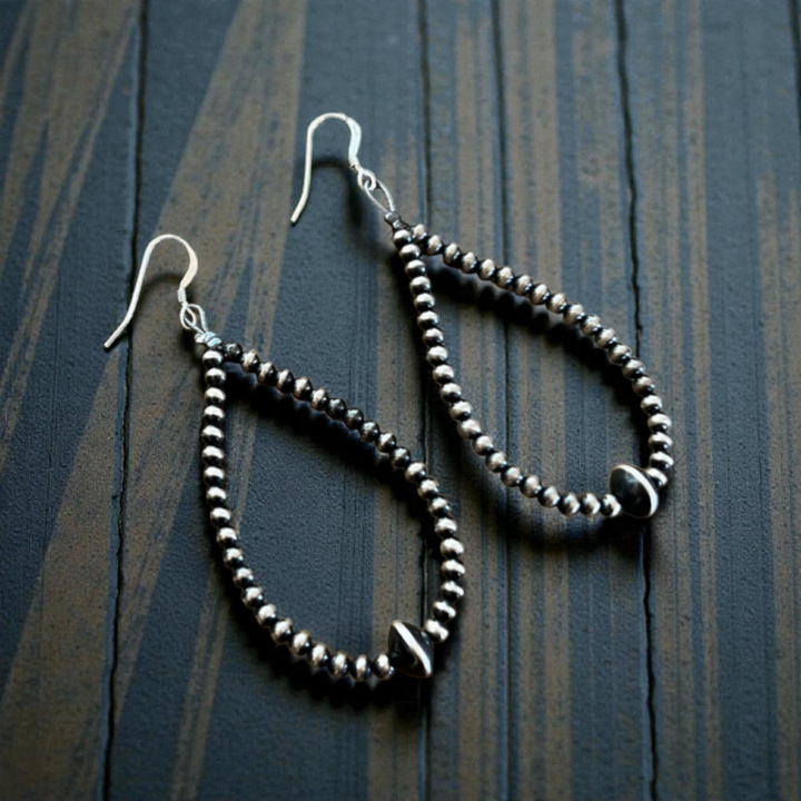 The Silver Mesa Teardrop Earrings