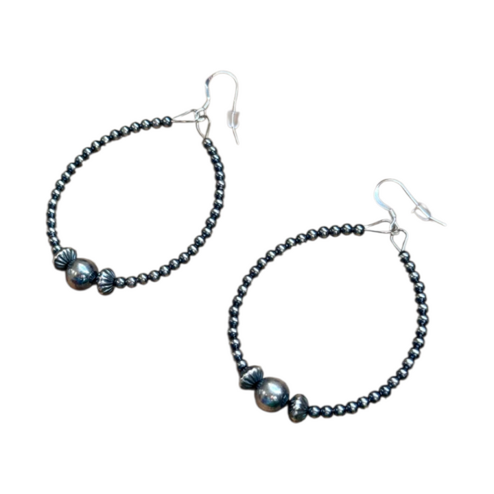 The Silver Mesa Hoop Earrings